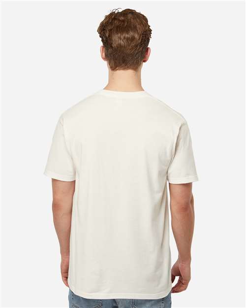 Unisex Heavyweight Jersey Pocket T-Shirt - OnModelBack - B31159243 - Natural