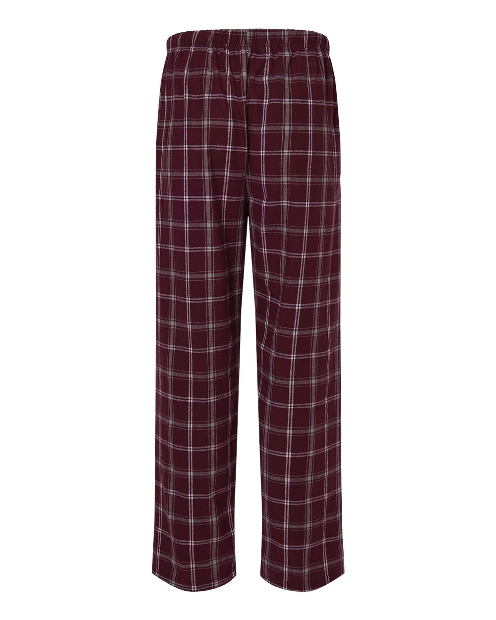 Harley Flannel Pants - Back - B13203021 - Varsity Maroon Oxford Plaid