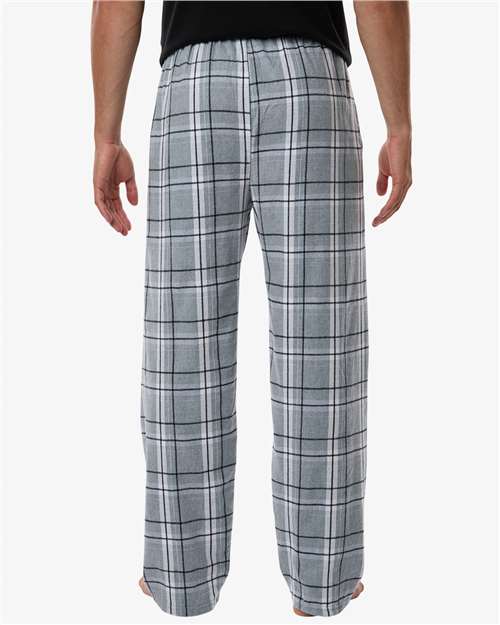 Men's Harley Flannel Pants - OnModelBack - B13203041 - Oxford Carnegie Plaid