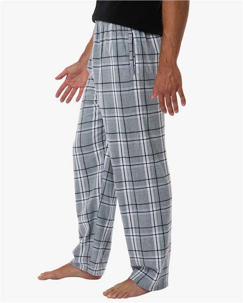 Men's Harley Flannel Pants - OnModelSide - B13203041 - Oxford Carnegie Plaid