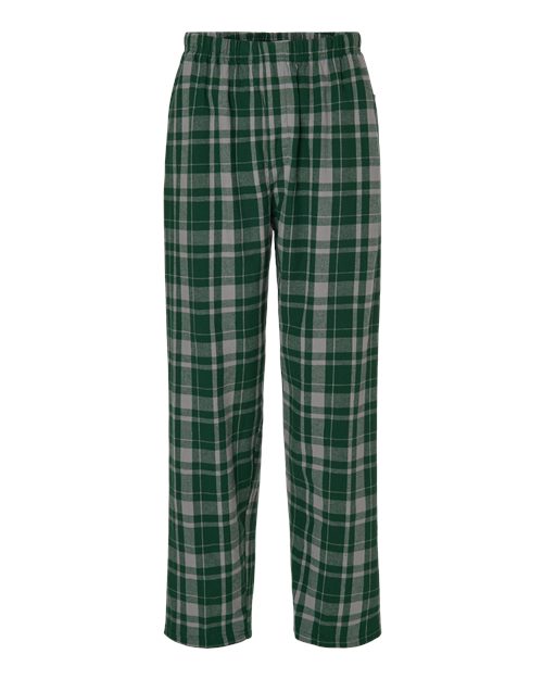 Men's Harley Flannel Pants - Front - B13203051 - Green Jordan Plaid