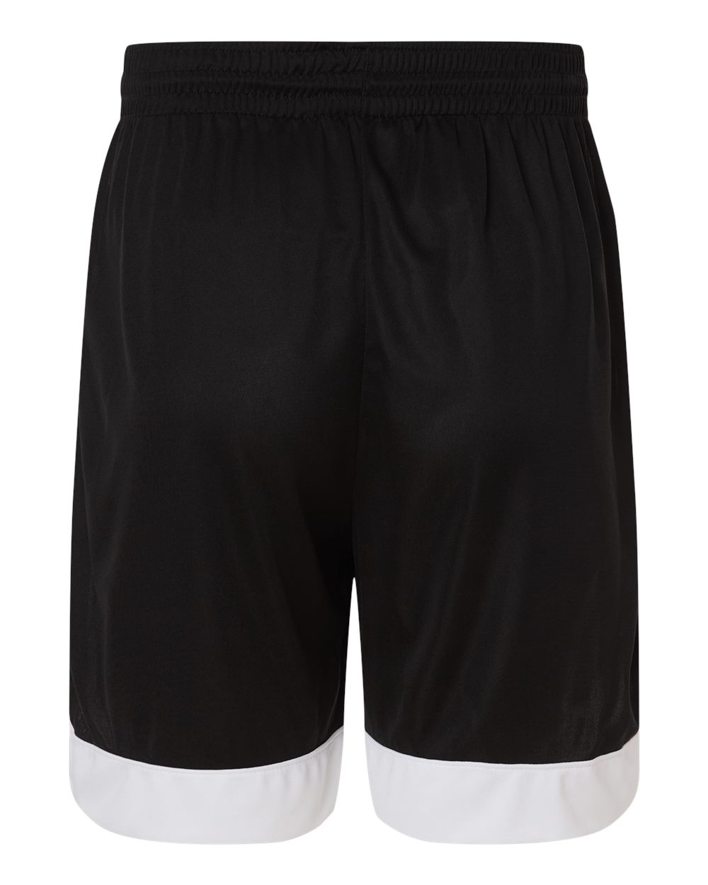 Unisex Match-Up Basketball Shorts - Back - B69334503 - Black/ White