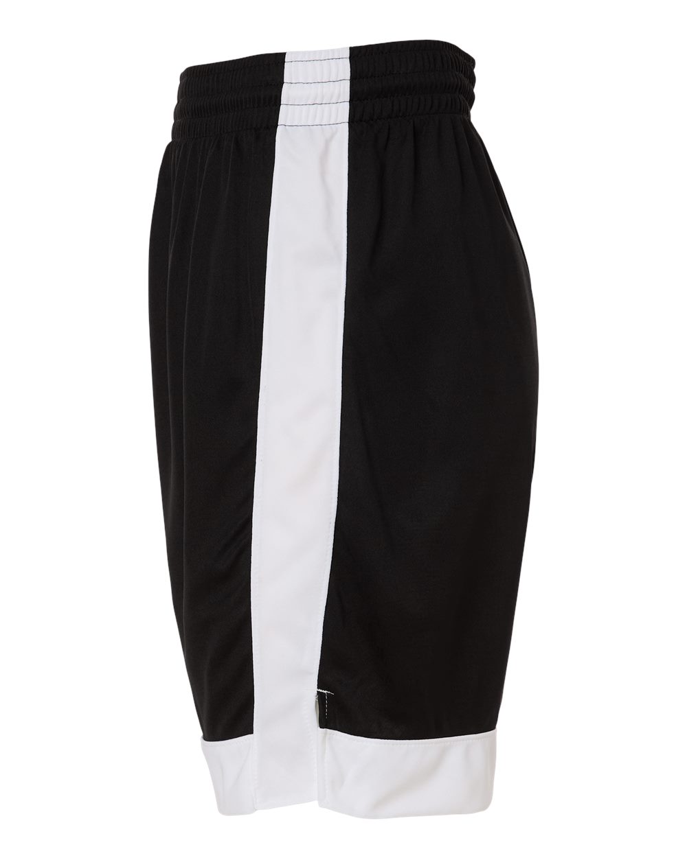 Unisex Match-Up Basketball Shorts - DirectSide - B69334503 - Black/ White
