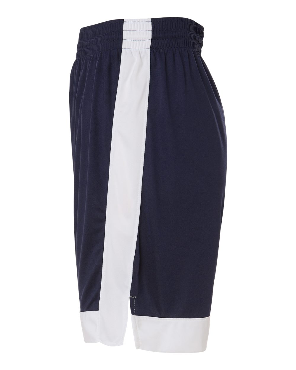 Unisex Match-Up Basketball Shorts - DirectSide - B69334653 - Navy/ White