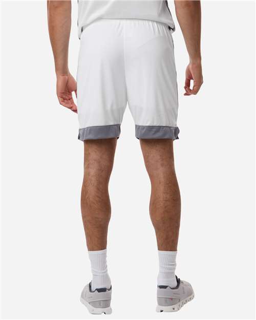 Unisex Match-Up Basketball Shorts - OnModelBack - B69334003 - White/ Graphite