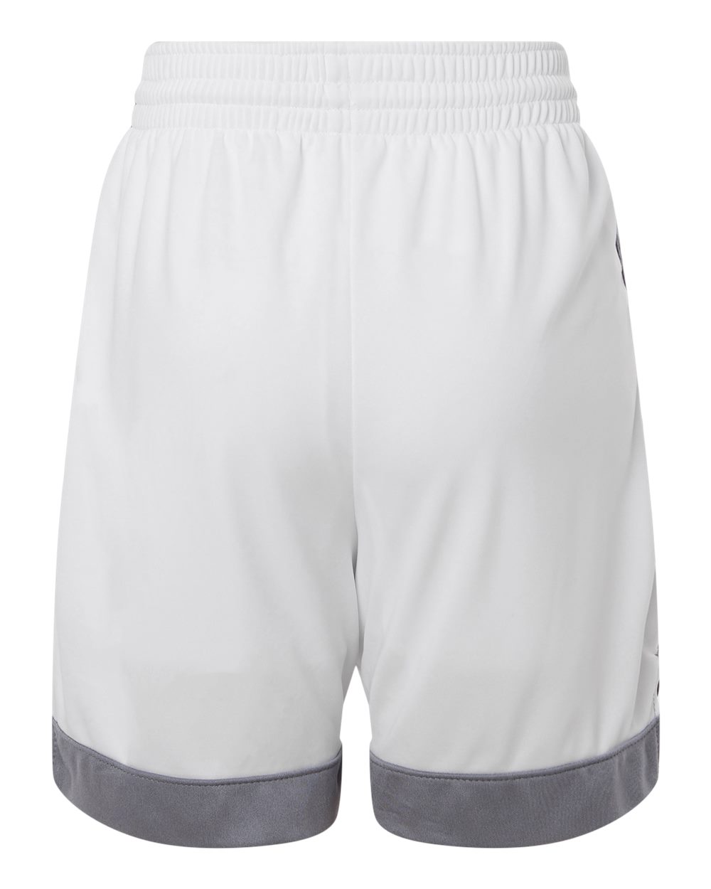 Youth Match-Up Basketball Shorts - Back - B69734003 - White/ Graphite