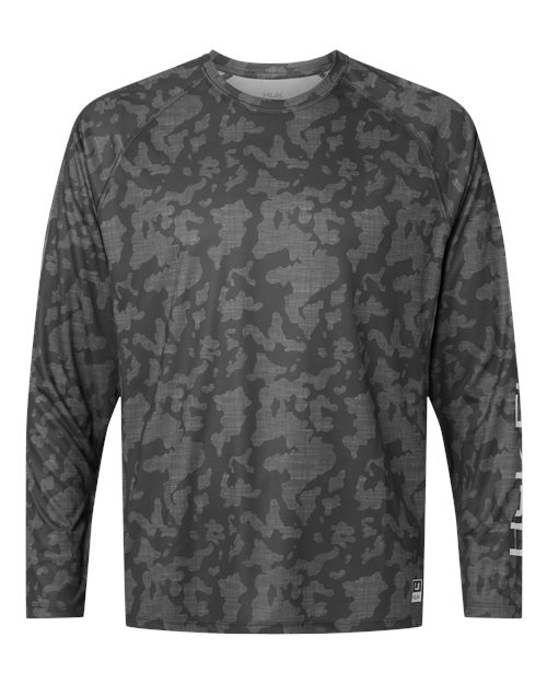 Men's Lopro Running Lakes Long Sleeve T-Shirt - Front - B007D2023 - Volcanic Ash