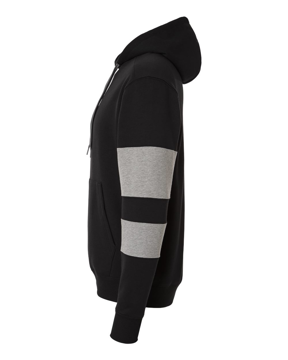 Unisex Jackson Way Hooded Sweatshirt - DirectSide - B29864003 - Black/ Charcoal Heather