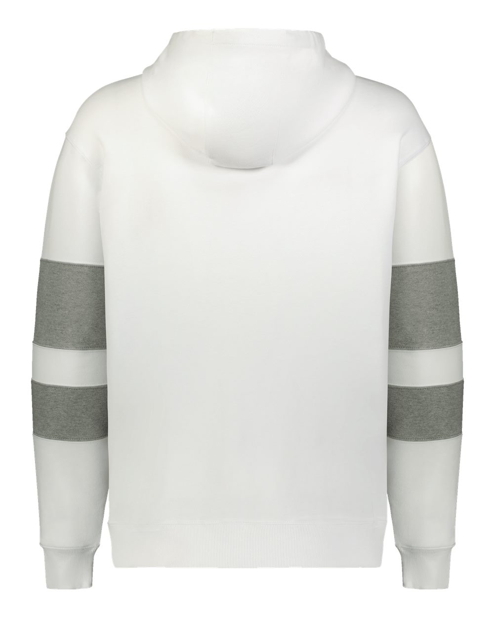 Unisex Jackson Way Hooded Sweatshirt - Back - B29864123 - White/ Charcoal Heather