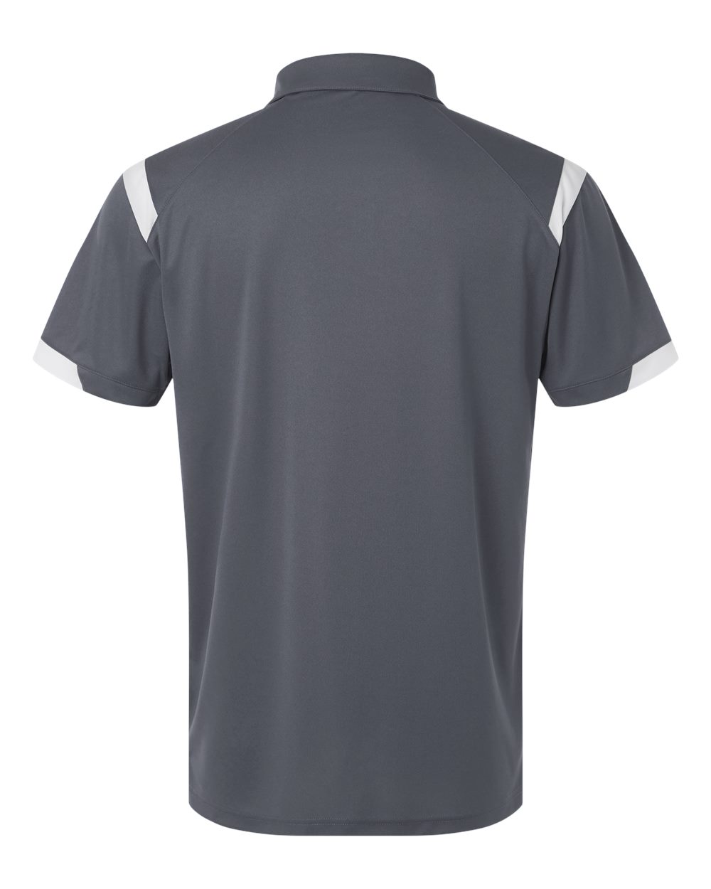 Men's On the Rise Polo - Back - B96485093 - Graphite/ White