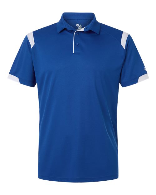 Men's On the Rise Polo - Front - B96485753 - Royal/ White