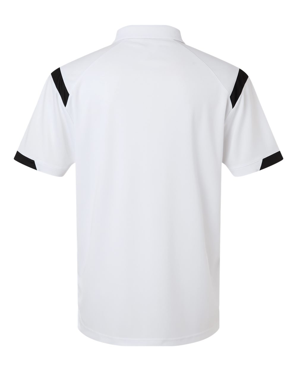 Men's On the Rise Polo - Back - B96485103 - White/ Black