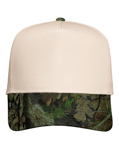Five-Panel Twill Cap - Front - B27795970 - Natural/ Mossy Oak Breakup