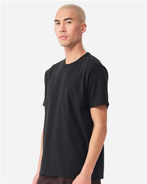 Unisex Heavyweight Garment-Dyed Tee - OnModelSide - B08306502 - Black