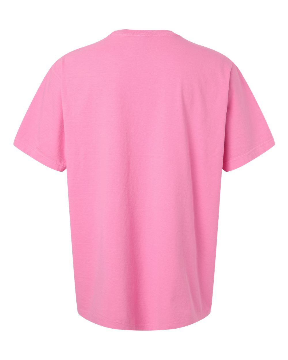 Unisex Heavyweight Garment-Dyed Tee - Back - B08306302 - Bubble Gum