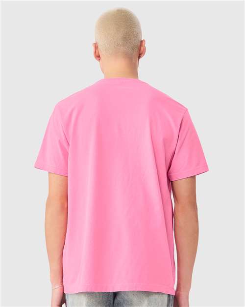 Unisex Heavyweight Garment-Dyed Tee - OnModelBack - B08306302 - Bubble Gum