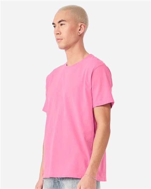 Unisex Heavyweight Garment-Dyed Tee - OnModelSide - B08306302 - Bubble Gum