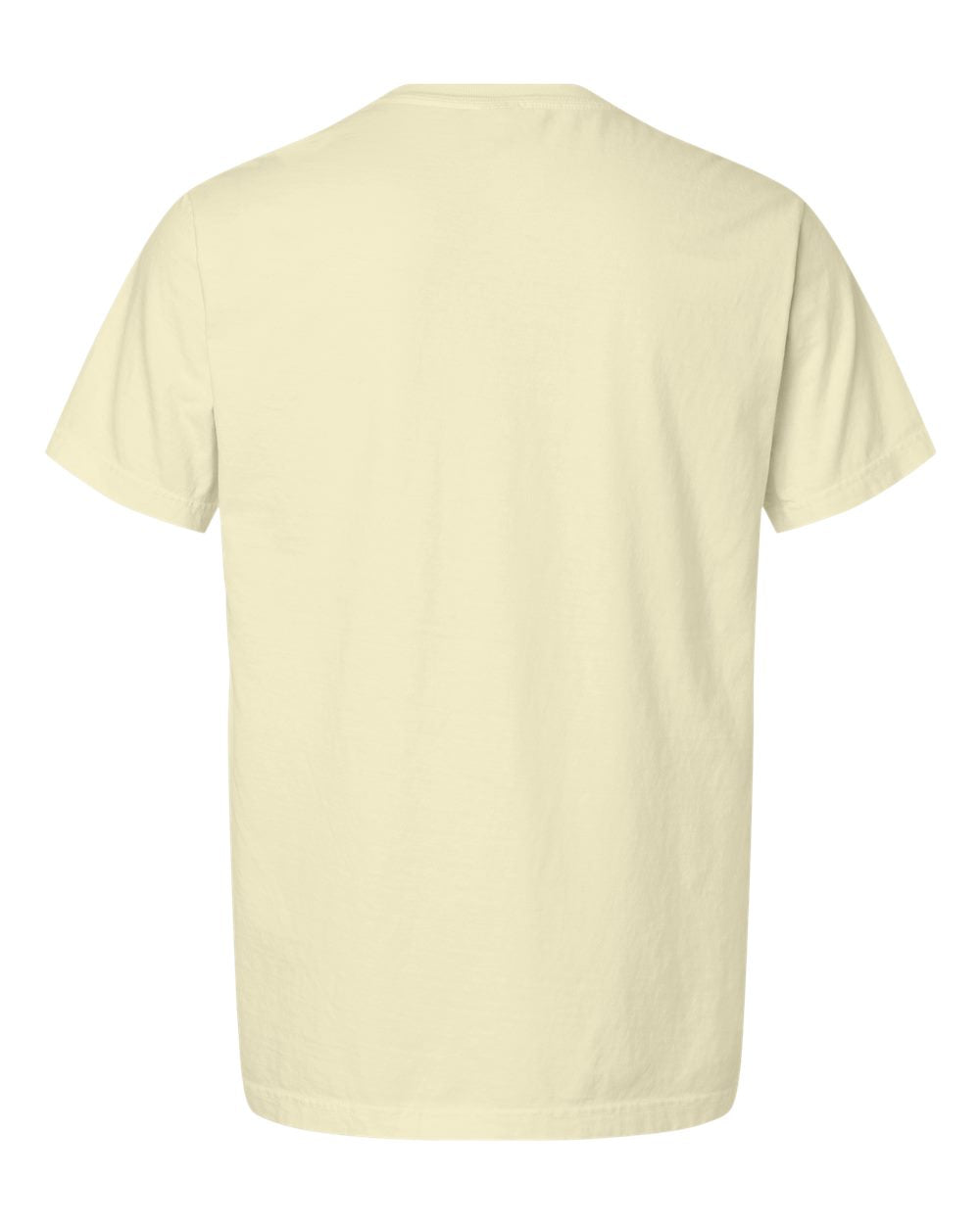 Unisex Heavyweight Garment-Dyed Tee - Back - B08306402 - Buttermilk