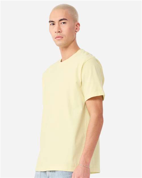 Unisex Heavyweight Garment-Dyed Tee - OnModelSide - B08306402 - Buttermilk