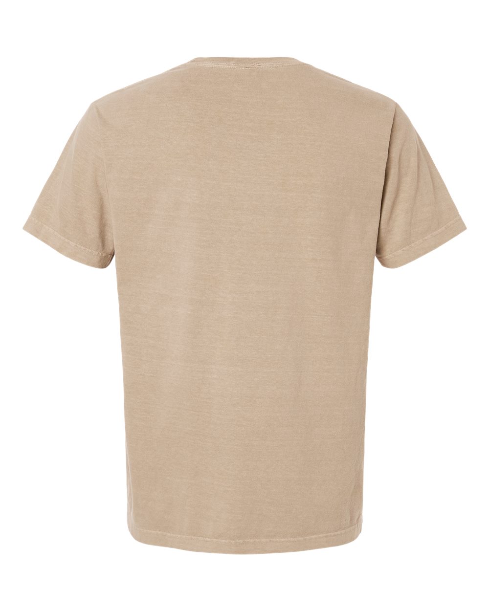 Unisex Heavyweight Garment-Dyed Tee - Back - B08306242 - Khaki