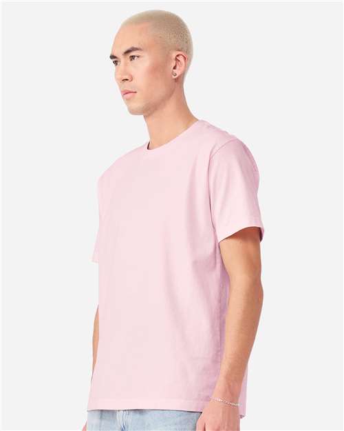 Unisex Heavyweight Garment-Dyed Tee - OnModelSide - B08306102 - Pink