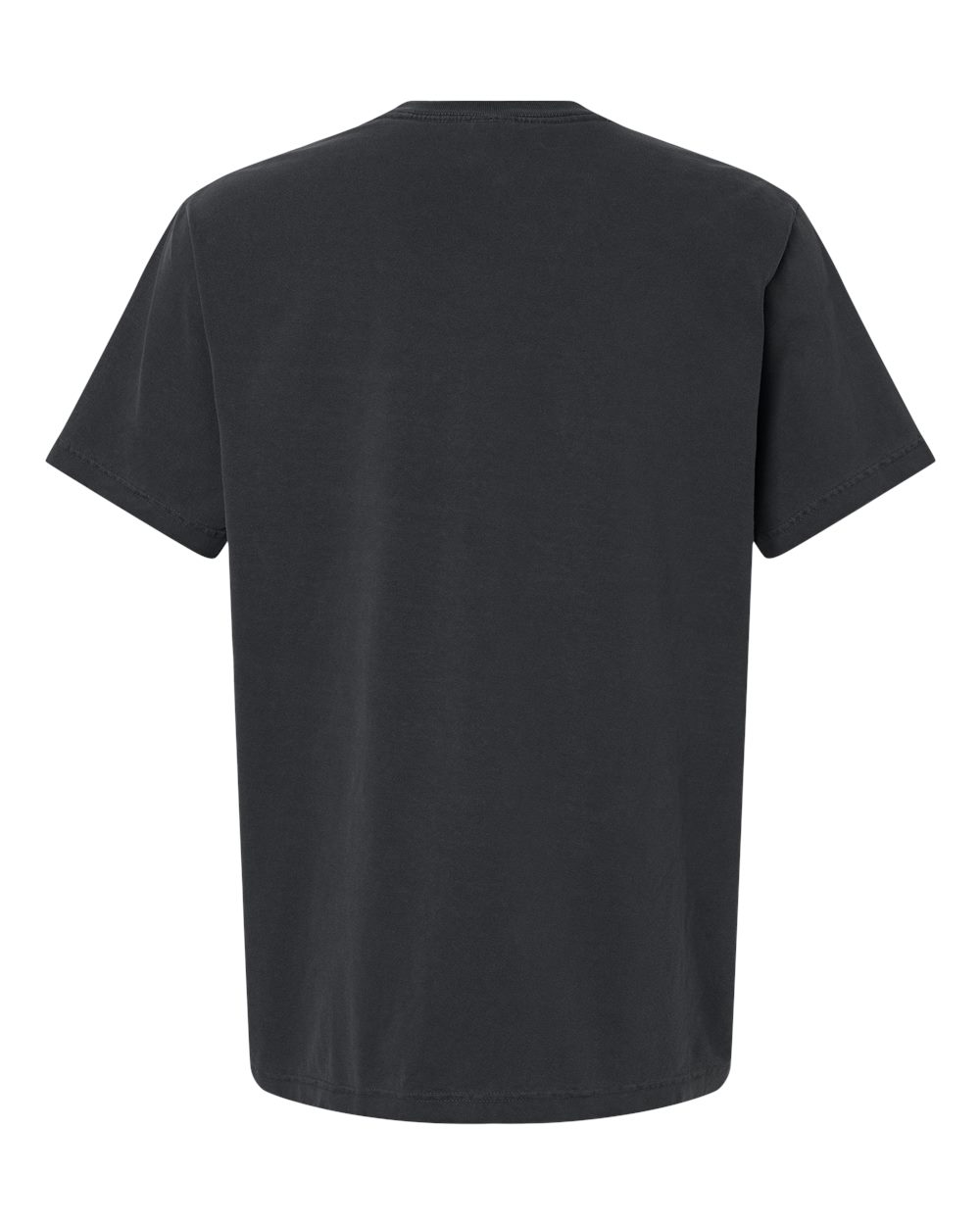 Unisex Heavyweight Garment-Dyed Tee - Back - B08306112 - Washed Black