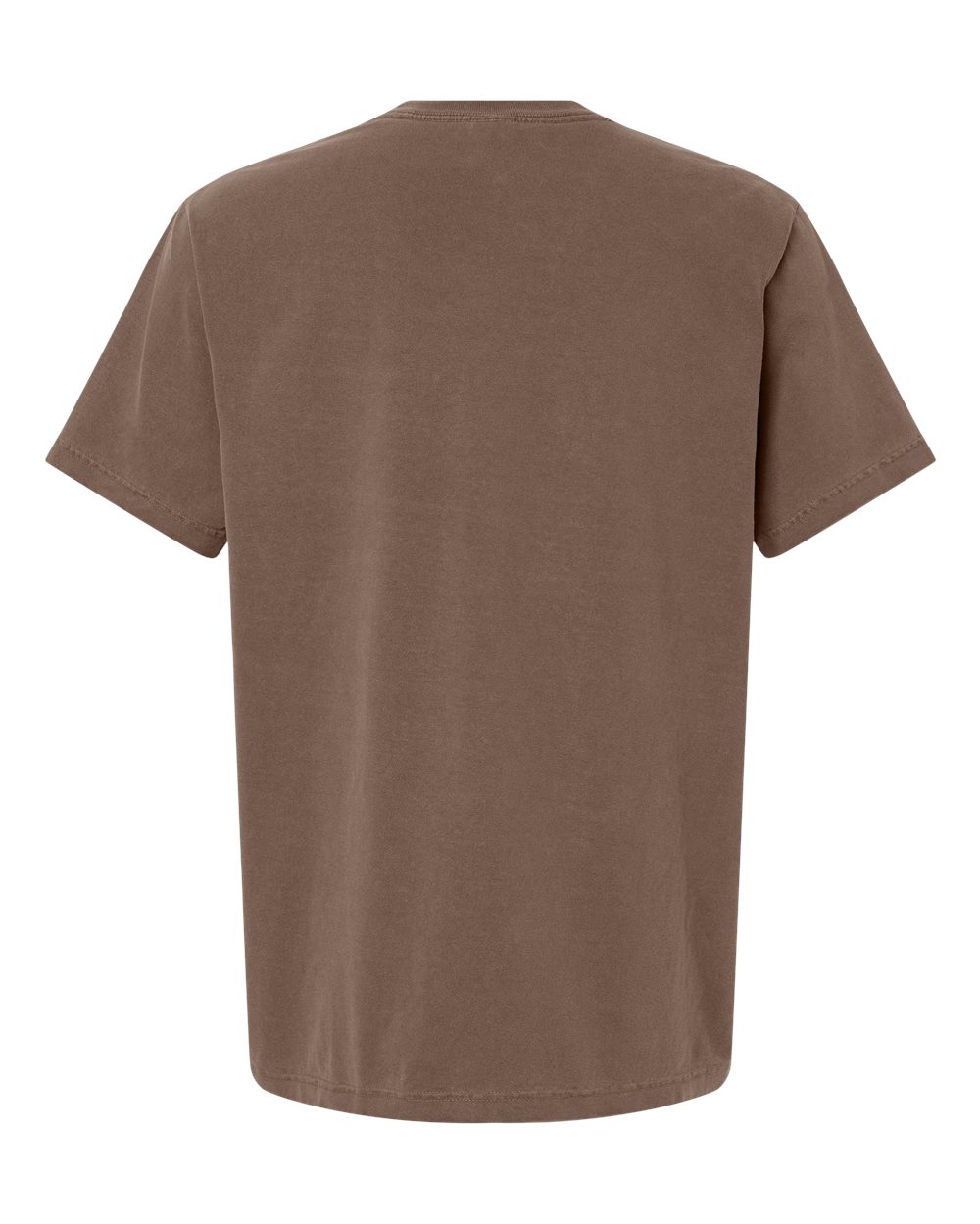 Unisex Heavyweight Garment-Dyed Tee - Back - B08306602 - Washed Cocoa
