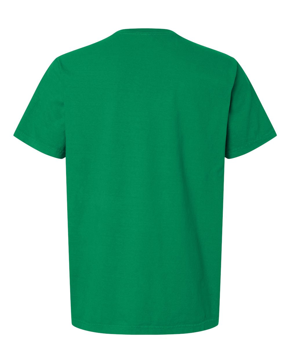 Unisex Heavyweight Garment-Dyed Tee - Back - B08306172 - Washed Kelly