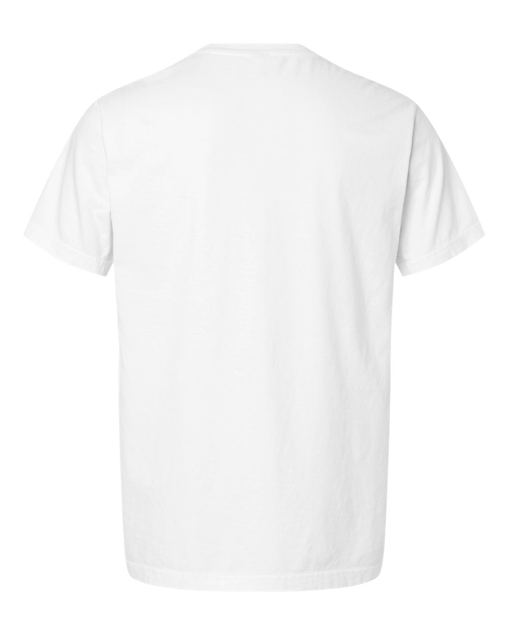 Unisex Heavyweight Garment-Dyed Tee - Back - B08306202 - White