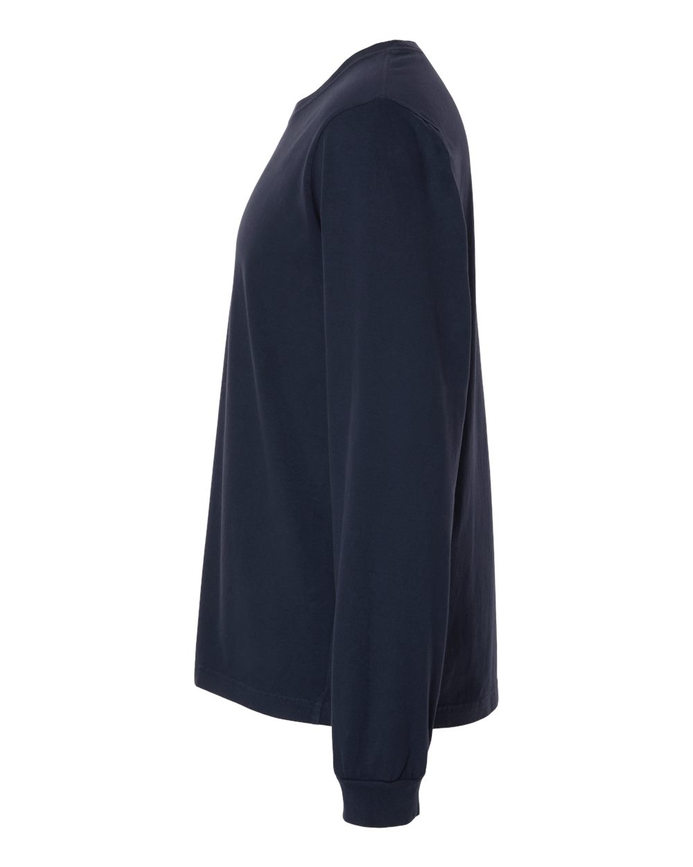 Unisex Heavyweight Garment-Dyed Long Sleeve Tee - DirectSide - B08406652 - Navy