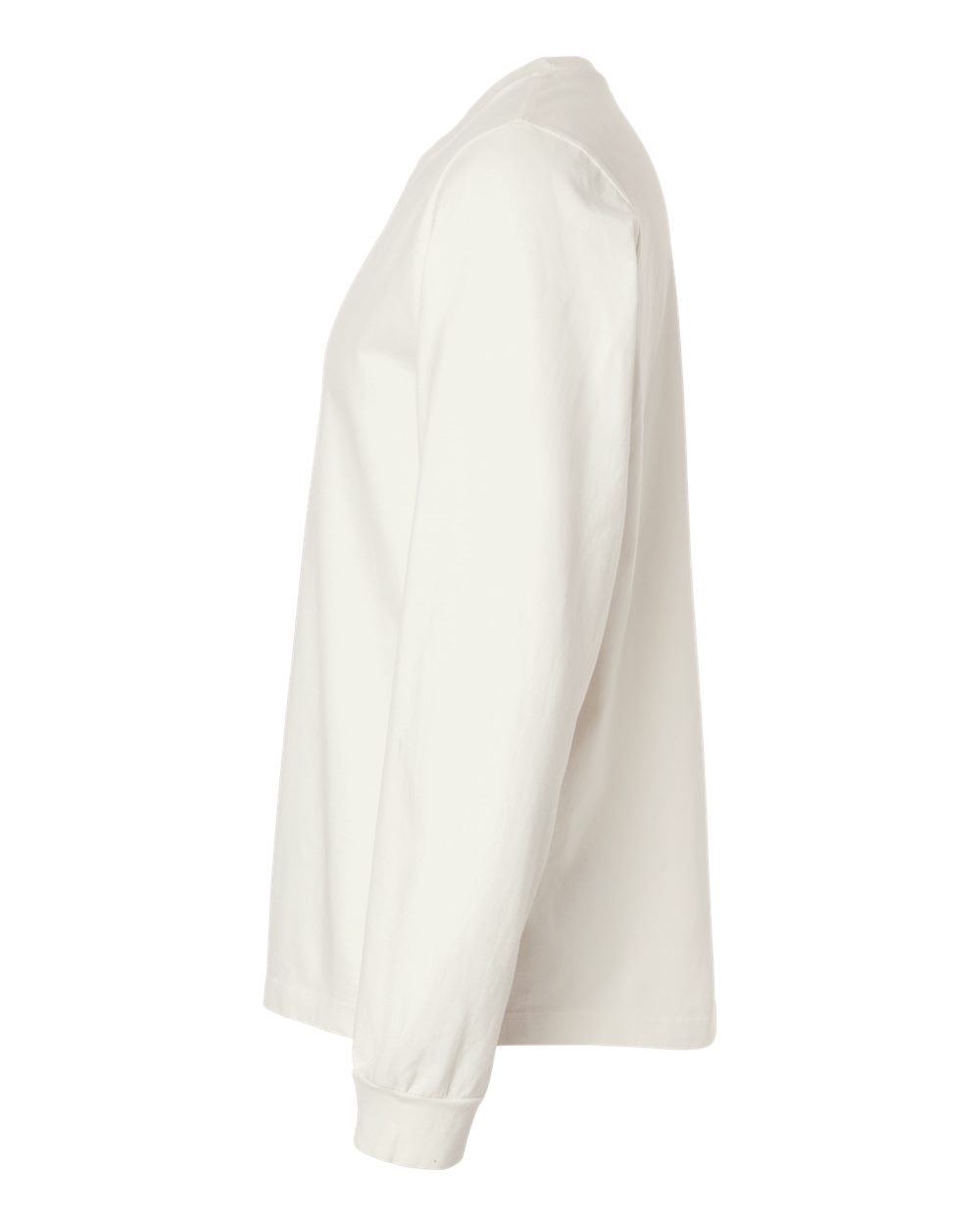 Unisex Heavyweight Garment-Dyed Long Sleeve Tee - DirectSide - B08406002 - Vintage White