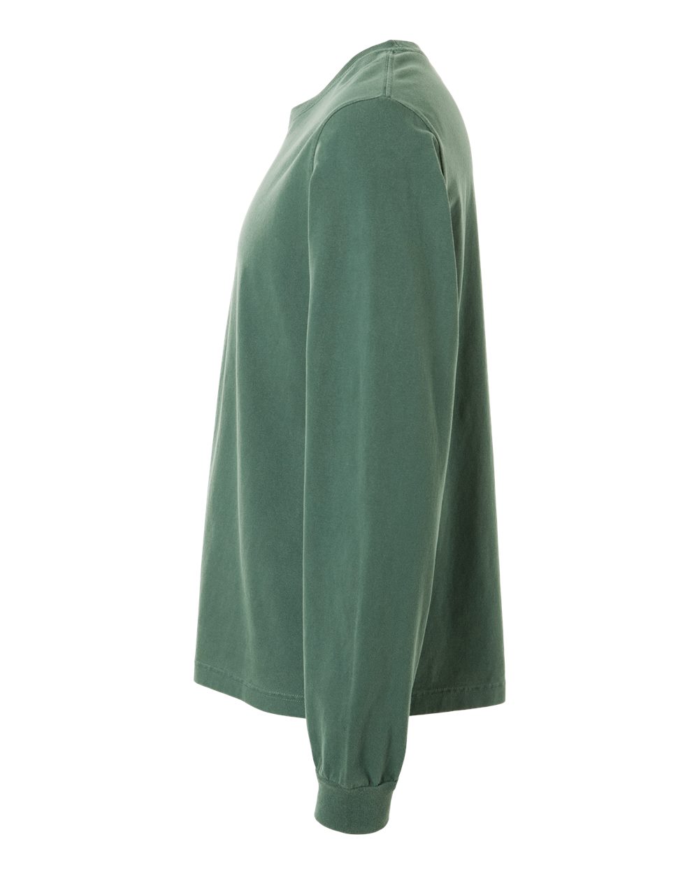Unisex Heavyweight Garment-Dyed Long Sleeve Tee - DirectSide - B08406542 - Washed Pine