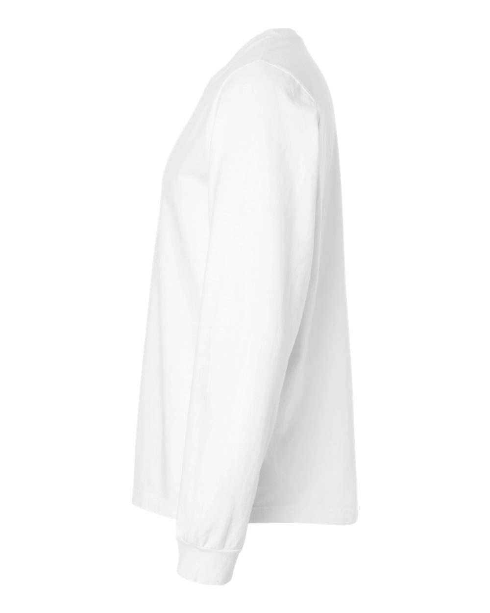 Unisex Heavyweight Garment-Dyed Long Sleeve Tee - DirectSide - B08406132 - White