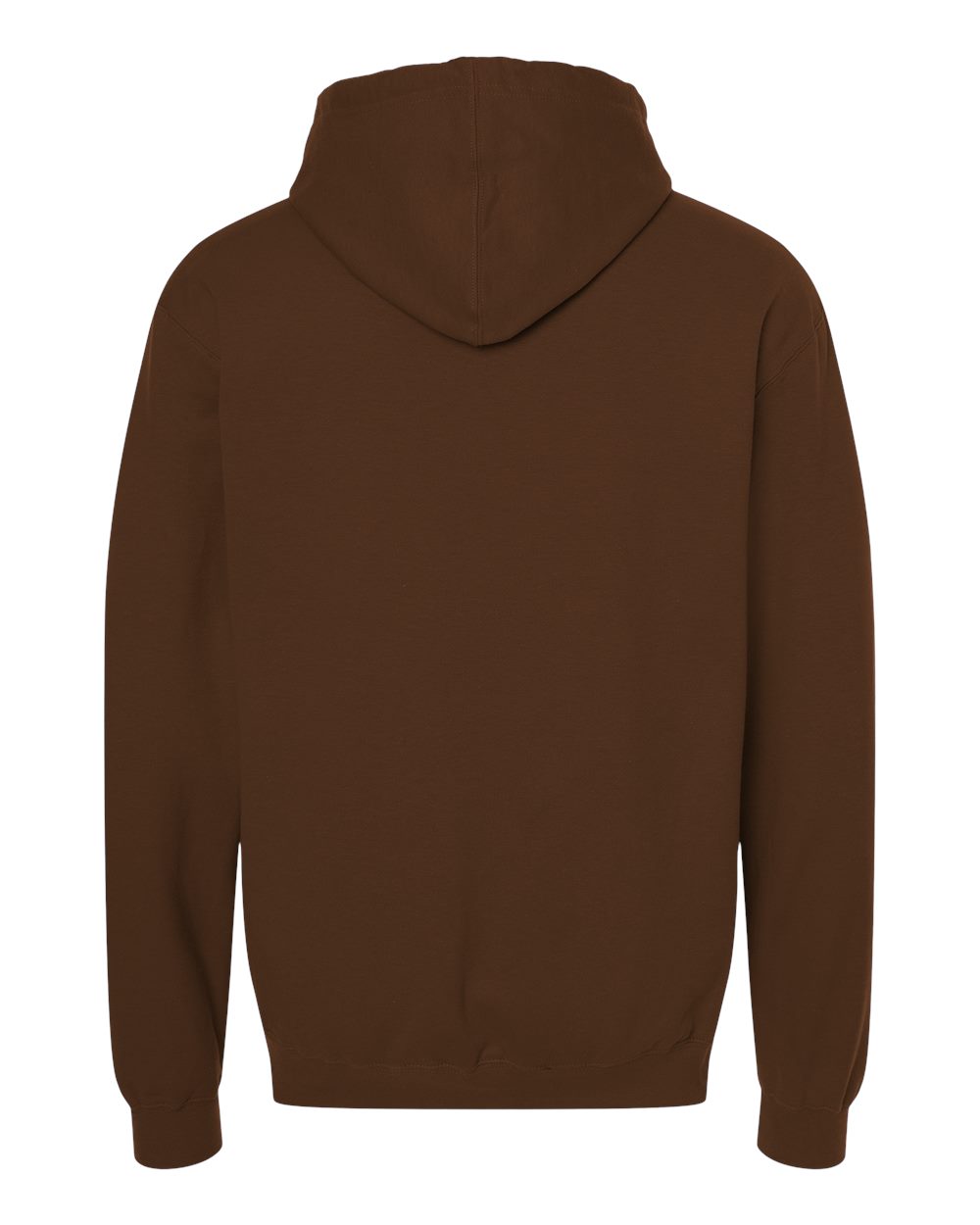 Fleece Hooded Sweatshirt - Back - B31359562 - Brown