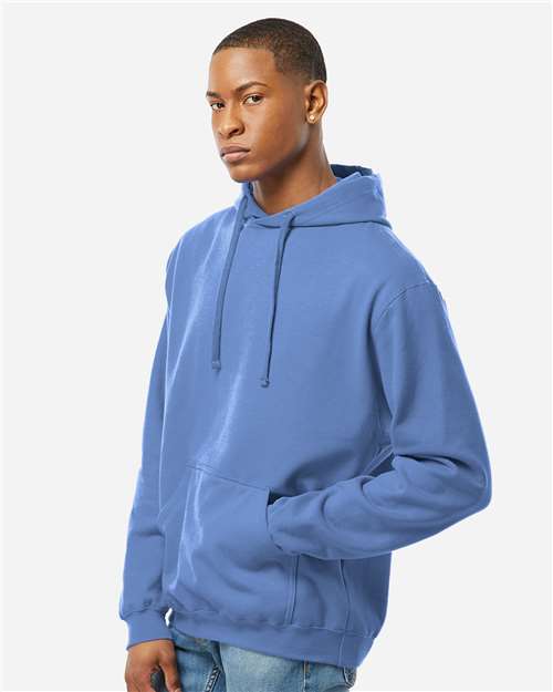Unisex Fleece Hooded Sweatshirt - OnModelSide - B31359262 - Columbia Blue