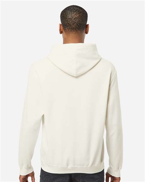 Unisex Fleece Hooded Sweatshirt - OnModelBack - B31359272 - Natural