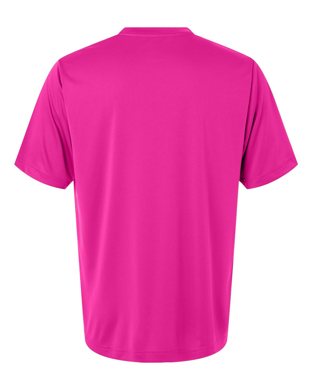 Unisex Capital Performance T-Shirt - Back - B254A7112 - Bright Magenta