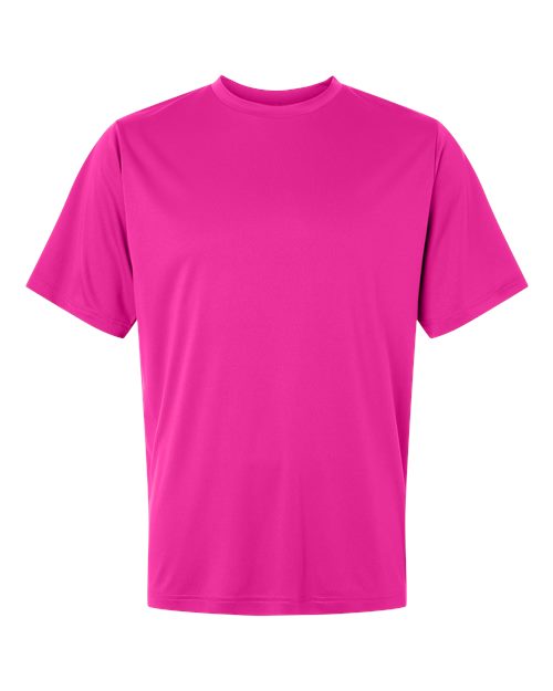 Unisex Capital Performance T-Shirt - Front - B254A7112 - Bright Magenta