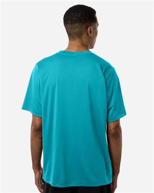 Unisex Capital Performance T-Shirt - OnModelBack - B254A7992 - Clear Teal