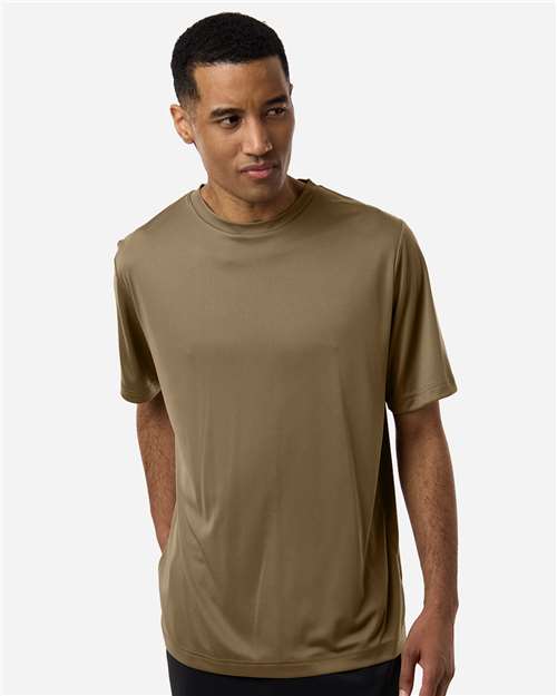 Unisex Capital Performance T-Shirt - OnModelFront - B254A7552 - Coyote Brown