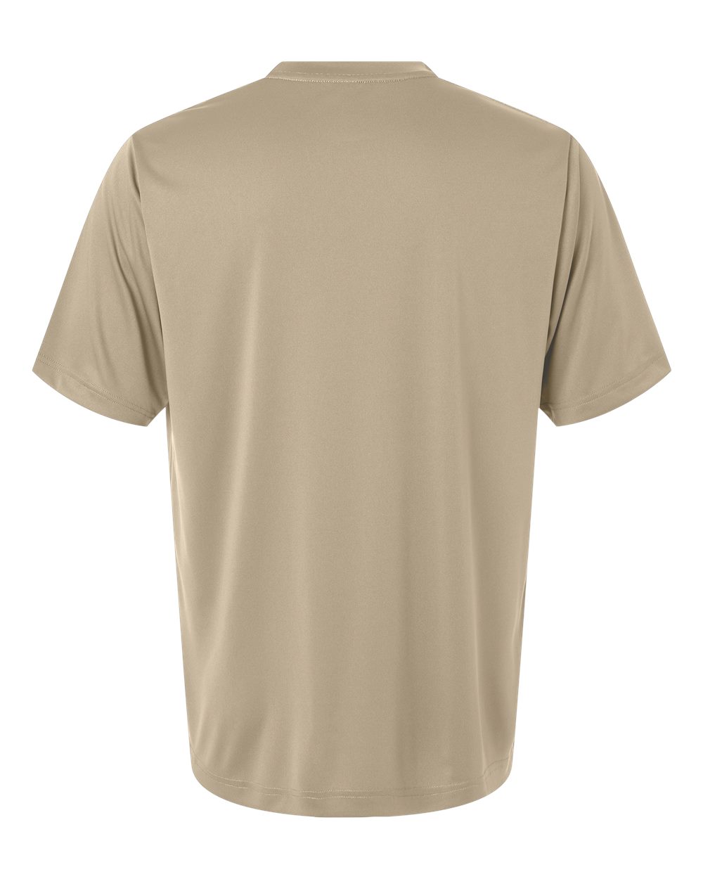 Unisex Capital Performance T-Shirt - Back - B254A7132 - Desert Khaki
