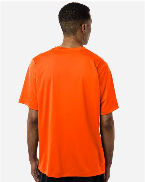 Unisex Capital Performance T-Shirt - OnModelBack - B254A7682 - Safety Orange
