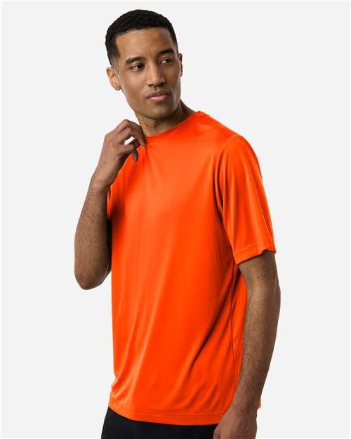 Unisex Capital Performance T-Shirt - OnModelSide - B254A7682 - Safety Orange