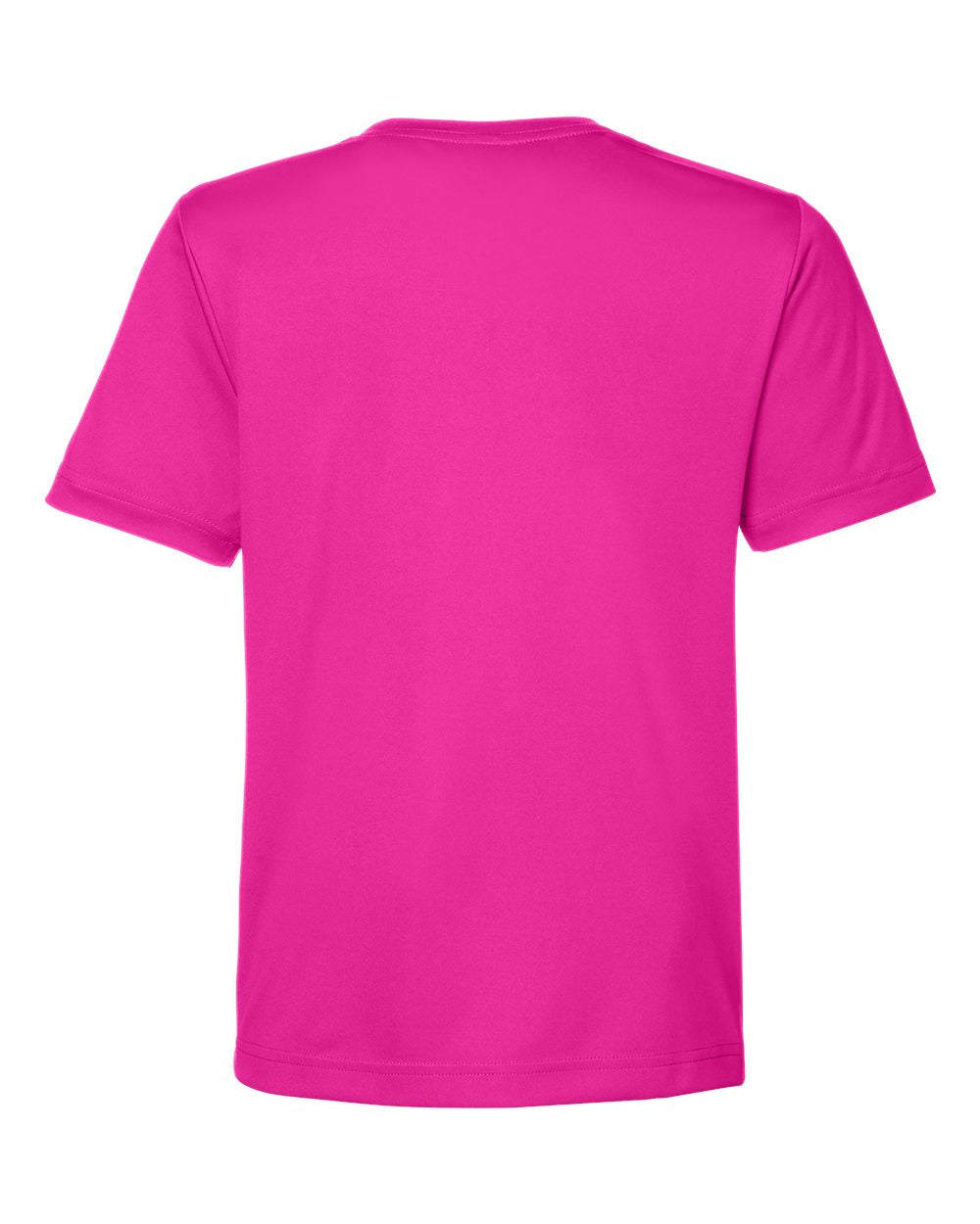 Youth Capital Performance T-Shirt - Back - B268A7312 - Bright Magenta