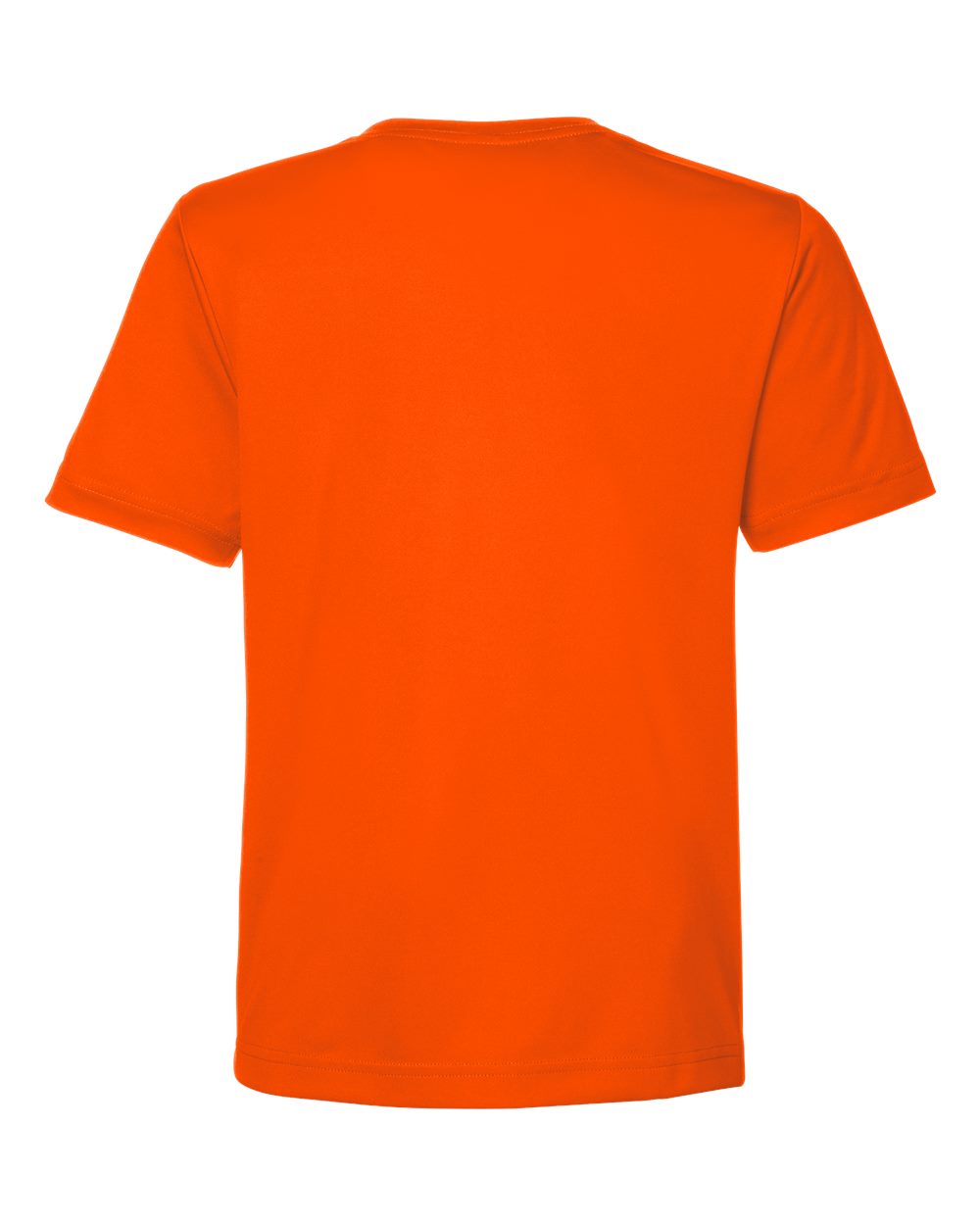 Youth Capital Performance T-Shirt - Back - B268A7682 - Safety Orange