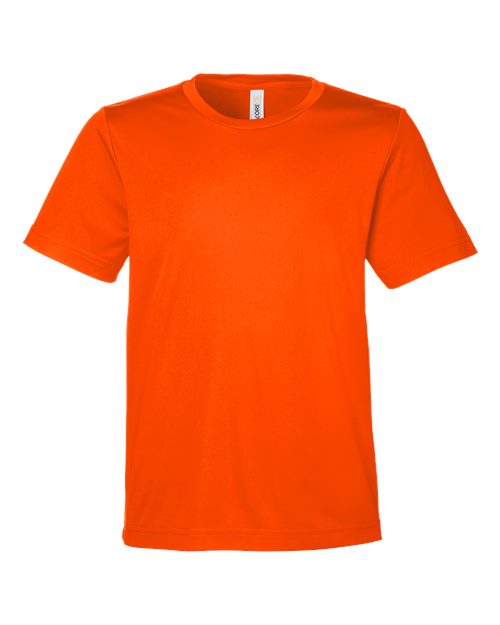 Youth Capital Performance T-Shirt - Front - B268A7682 - Safety Orange