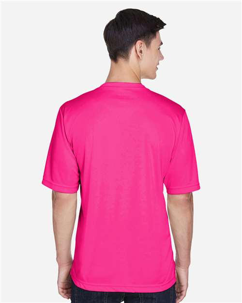 Men's Zone Performance T-Shirt - OnModelBack - B671D9302 - Bright Magenta