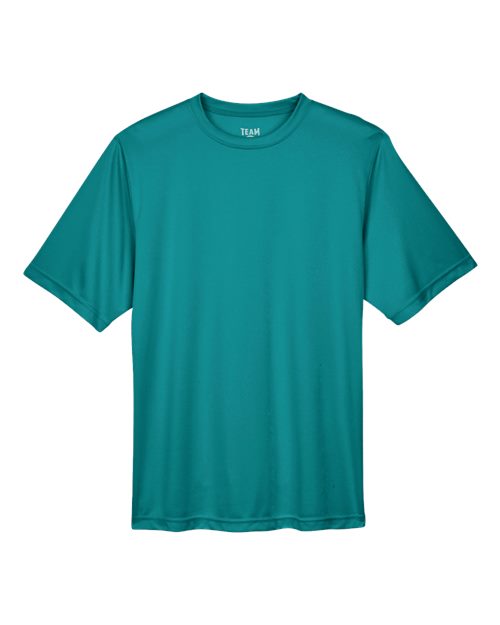 Men's Zone Performance T-Shirt - Front - B671D9902 - Clear Teal