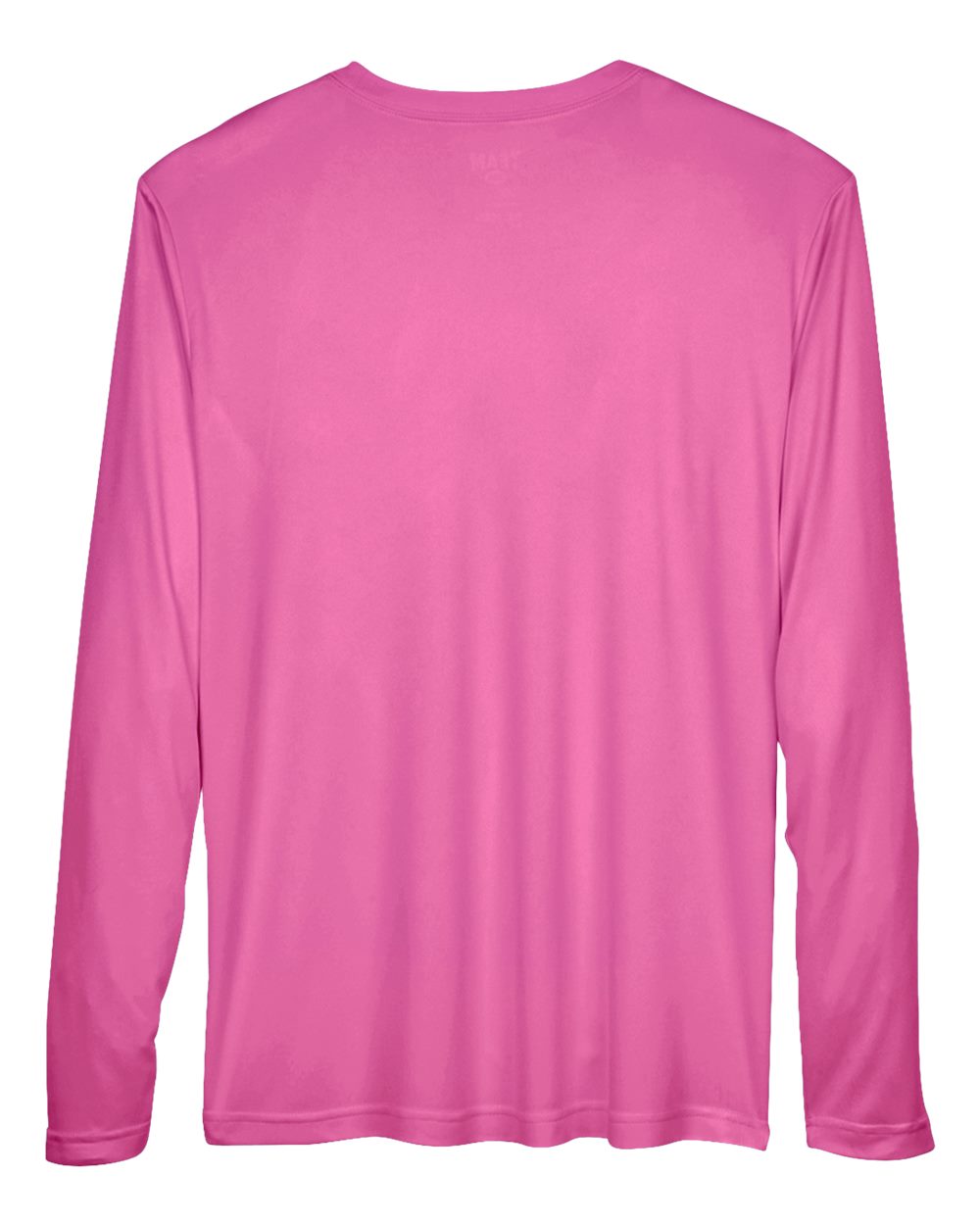 Men's Zone Performance Long Sleeve T-Shirt - Back - B675D9302 - Sport Charity Pink