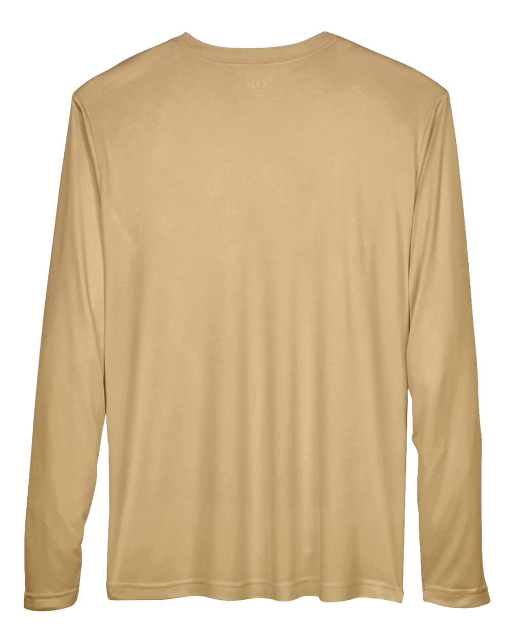 Men's Zone Performance Long Sleeve T-Shirt - Back - B675D9402 - Sport Vegas Gold